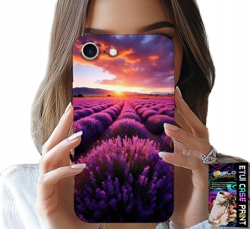 ETUI DO IPHONE 7 / 8 / SE2 - POLE LAWENDY, PIĘKNE KRAJOBRAZY, WZORY na Arena.pl