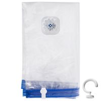 Worek Próżniowy na Ubrania Odzież Pościel Koce z Wieszakiem Haczyk 70x104cm