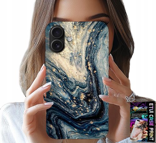 ETUI DO IPHONE 16 - KAMIENNE ELEGANCKIE WZORY OBUDOWA CASE na Arena.pl