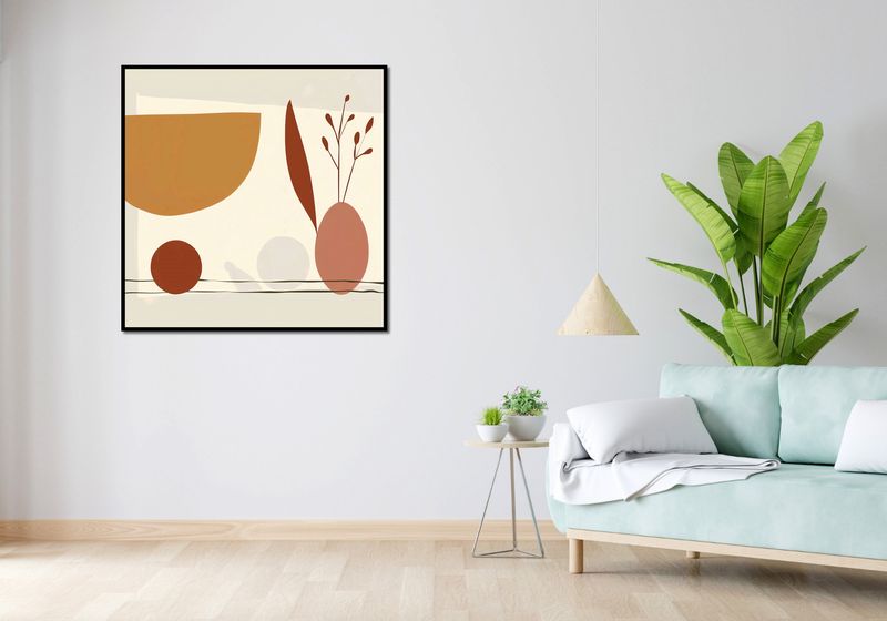 Plakat 100x100cm Łodygi Wizji zdjęcie 4