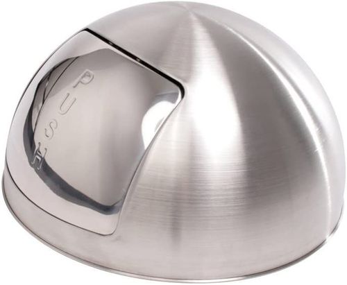 Kosz na śmieci 50 l, srebrny, wcisk na Arena.pl