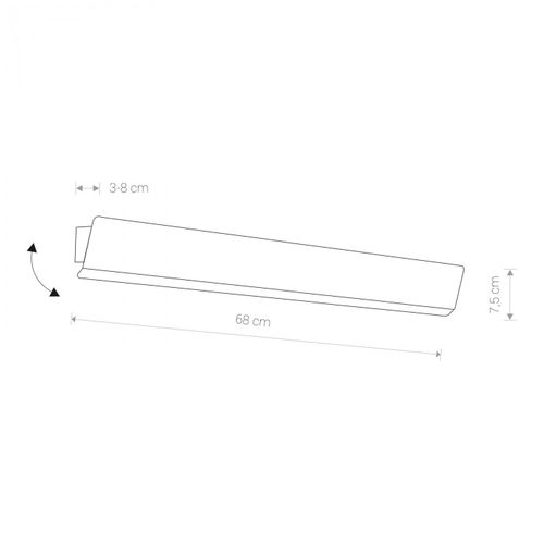 KINKIET WING LED GRAPHITE 9248 NOWODVORSKI na Arena.pl