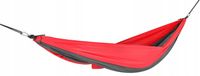 Enero Camp HAMAK nylon ogrodowy turystyczny 2-os. 270x140cm czarno-czerwony