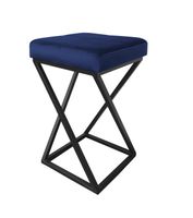 Hoker krzesło barowe ZOA LOFT podstawa czarna MG16