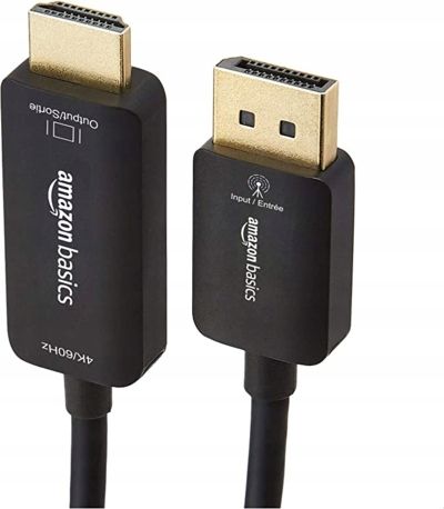Kabel AmazonBasic DP12UH-6FT-SP DisplayPort - HDMI 1,8 m na Arena.pl