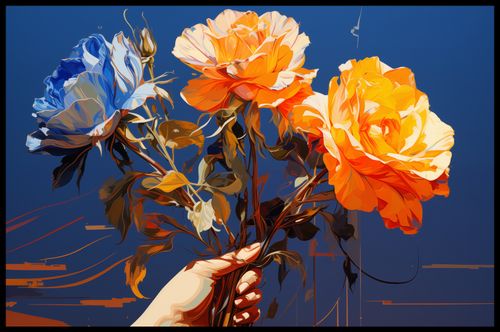 Plakat 86,4x56,8cm Żywy Uścisk na Arena.pl