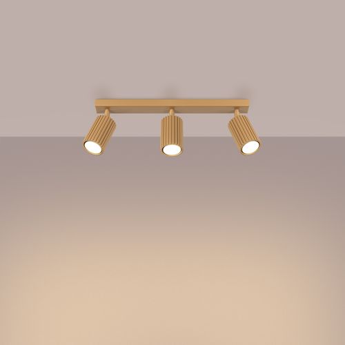 Plafon KARBON 3L złoty na Arena.pl