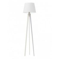 Lampa podłogowa CURACAO abażur biały stelaż biały