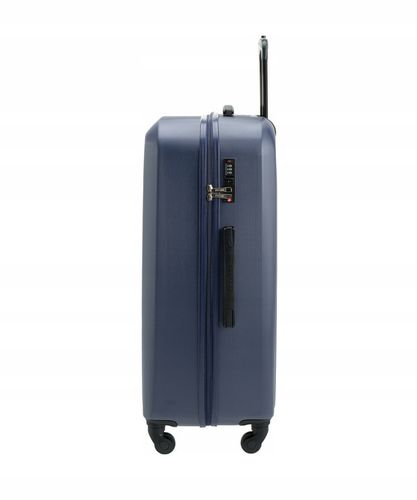 Walizka Duża Podróżna Na Kółkach Twarda PUCCINI Granatowa ABS022A-7A na Arena.pl