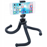 Uchwyt telefonu aparatu statyw tripod elastyczny