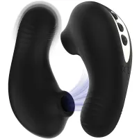 rithual shushu pro czarny stymulator punktowy z podwojnym systemem wibracji