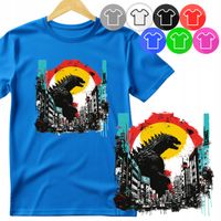 KOSZULKA DZIECIĘCA T-SHIRT - GODZILLA MECHAZILLA ELON - L 146-152