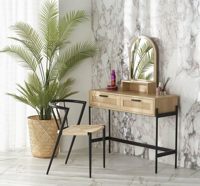 Toaletka boho Makar naturalna/czarna zdjęcie 2
