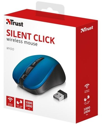 Mysz Trust Mydo Silent Click Niebieski 21870 na Arena.pl