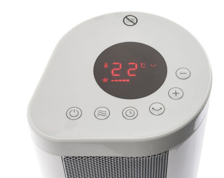 TERMOWENTYLATOR 2000W BIAŁY PILOT TERMOSTAT FARELKA zdjęcie 2