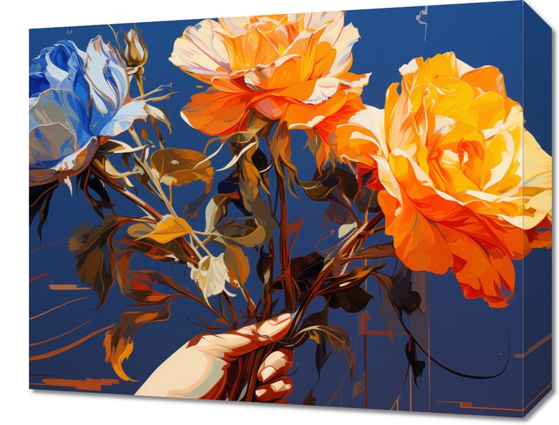 Obraz 50x40cm Żywy Uścisk zdjęcie 1