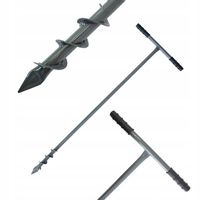 ŚWIDER RĘCZNY DO ZIEMI GLEBY GRUNTU WIERTNICA 5cm 50mm DOŁOWNIK STALOWY