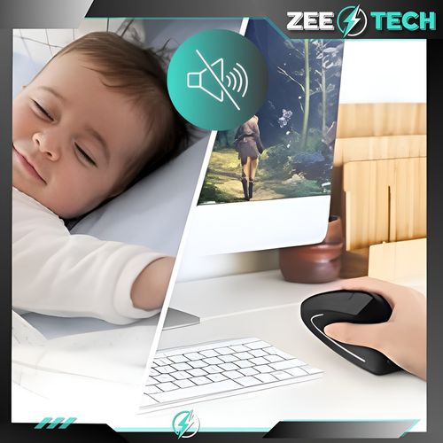 MYSZKA PIONOWA BEZPRZEWODOWA WERTYKALNA CICHA MYSZ DO KOMPUTERA LAPTOPA na Arena.pl