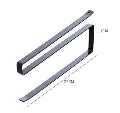 Uchwyt kuchenny solidny wieszak na ręcznik papierowy ścierki bez wiercenia na Arena.pl