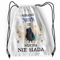 Plecak Dla Natana Sportowy Szkolny Worek Torba Z Nadrukiem Ze Zdjęciem