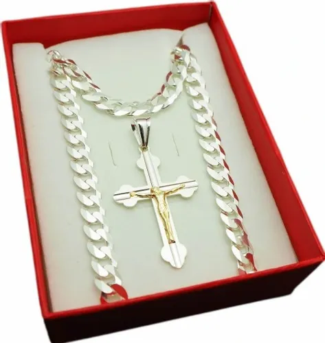 Elegancki Srebrny Łańcuszek Męski Pancerka 60 cm na Arena.pl