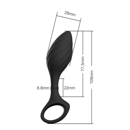 nomi tang fun plug rc zestaw 2 wtyczek silikonowych z pilotem czarny na Arena.pl