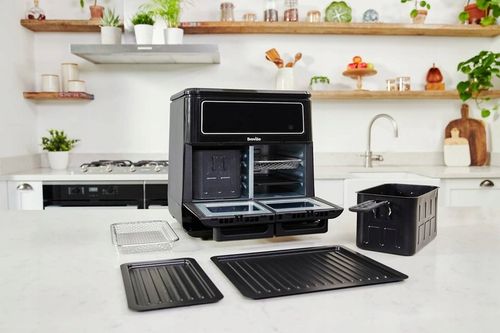 DUŻA Frytkownica Beztłuszczowa Air Fryer Frytownica Dwukomorowa na Arena.pl