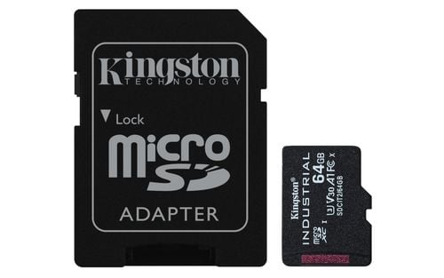 Karta microSD Kingston 64GB microSDHC Industrial C10 A1 pSLC na Arena.pl