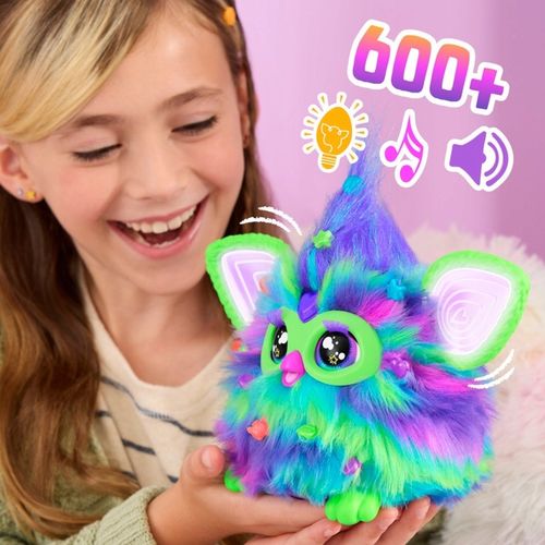 Hasbro FURBY Galaxy Interaktywna Maskotka Zorza świeci w ciemności PL F8901 na Arena.pl