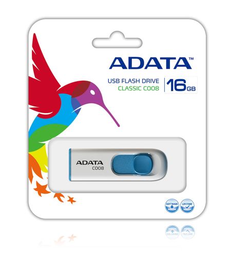 Pendrive ADATA (16GB; USB 2.0; kolor biały) na Arena.pl