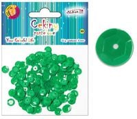 cekiny 12szt  pastelowe C. ZIELONE 8mm 10g | WMT-106