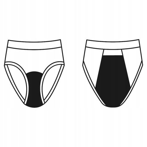 Majtki menstruacyjne Ecomodi wykonane z bambusa, bardzo wysokie - na Arena.pl