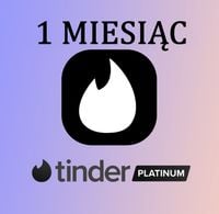 TINDER PLATINUM 1 MIESIĄC | KARTA PODARUNKOWA | KLUCZ VPN