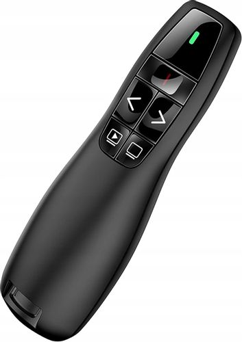 WSKAŹNIK PILOT SLAJDER DO PREZENTACJI PREZENTER LASEROWY CZARNY USB na Arena.pl