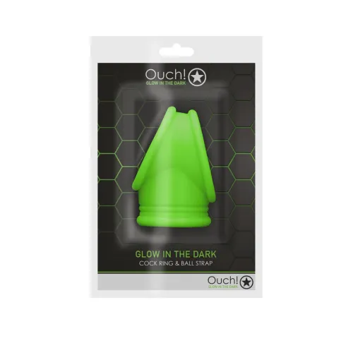 ouch! glow in the dark pierścień intymny świecący zielony na Arena.pl