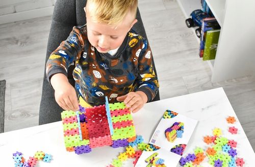 KLOCKI WAFLE KONSTRUKCYJNE MELI Basic 300 El MINI PUZZLE GOFRY EDUKACYJNE na Arena.pl