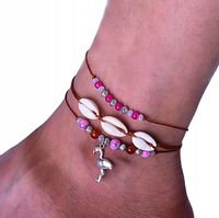 Bransoletka z muszelkami zestaw 3 sztuki