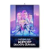 Kalendarz Kpop Demon Hunters 2026 A3