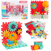 KLOCKI KONSTRUKCYJNE ZESTAW RUCHOME ZĘBATKI 268 EL