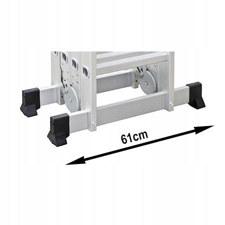 DRABINA aluminiowa składana przegubowa wielofunkcyjna 4x4 + podest na Arena.pl