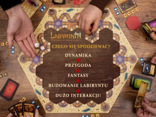 GRA PLANSZOWA Labirynt Ścieżki Przeznaczenia TWÓJ PREZENT na Walentynki na Arena.pl