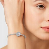 Srebrny charms zawieszka koniczynka beads koralik charms srebro oryginalny