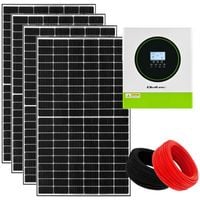 ZESTAW SOLARNY HYBRYDOWY 2,4KW PANELE 2000W OFF-GRID