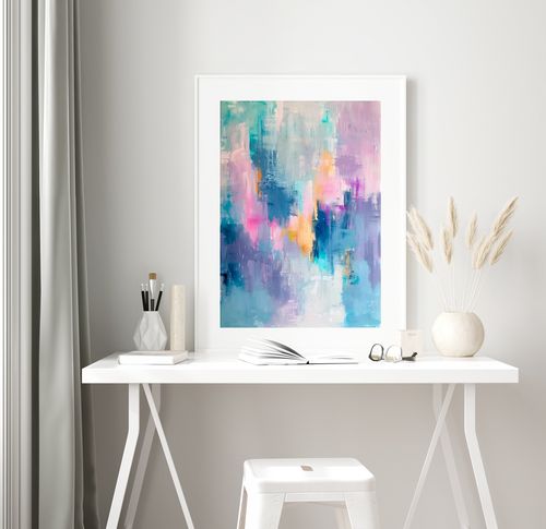 Plakat abstrakcja malarska 70x100 cm na Arena.pl