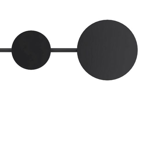 Lampa ścienna CLEX - 6 LED czarna 89 cm na Arena.pl