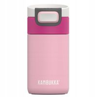 Kubek termiczny Kambukka Etna 300ml – różowy Brushing Bride, stal, BPA free