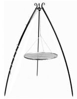 GRILL OGRODOWY COOKKING NA TRÓJNOGU, NIERDZEWNY, ŚREDNICA 80 / WYSOKOŚĆ 200