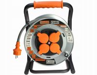 PRZEDŁUŻACZ BUDOWLANY BĘBNOWY NIERUCHOME GNIAZDA IP44 20M 3x2,5 SOLIDNY