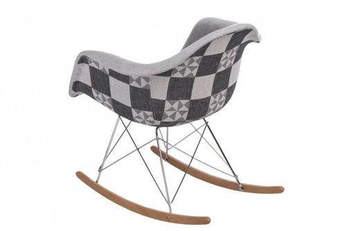 Krzesło P018 RAR Pattern szare/patchwork na Arena.pl