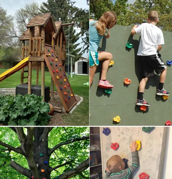 Kamienie uchwyty skałki do wspinaczki ścianka 10 zdjęcie 6